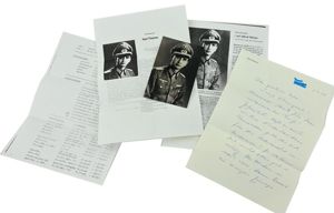 Postcard with Signature of Wehrmacht KC-OL&S Recipient 'Karl Thieme'