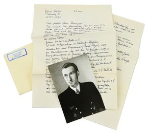 Signature of Kriegsmarine KC-Recipient 'Albert Muller'