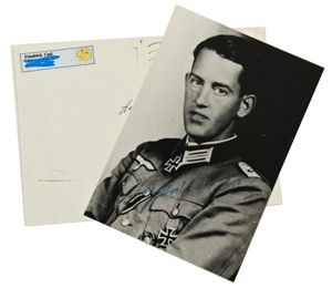 Signature of Wehrmacht Heer KC Recipient 'Friedrich Carl'