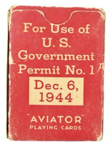 USAAF Aviator Playing Cards 1944