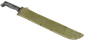 US WW2 Manchete with Canvas Scabbard