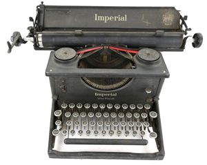 British WW2 Imperial 50 TypeWriter 'War Finish'