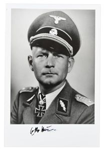 Postcard with Signature of Waffen-SS KC-OL&S Recipient 'Otto Kumm'