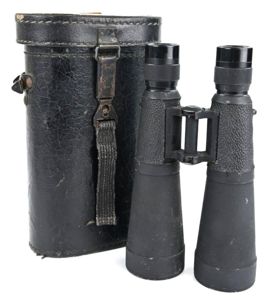 German WH 7x56 Panzer Binocular in Case