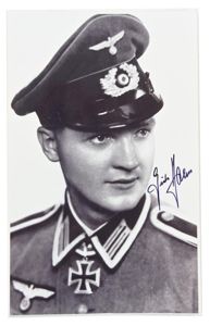 Signature of Wehrmacht Heer KC Recipient 'Günter Halm'