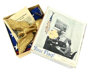 US WW2 48 Star Stars & Stripes Flag with Wall …