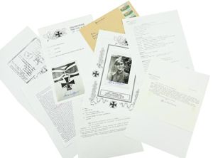 Signature of Wehrmacht Heer KC Recipient 'Thilo Freiherr von Werthern …