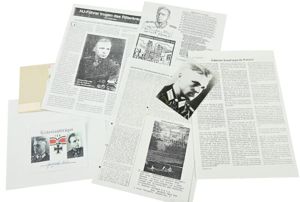 Signature of Wehrmacht Heer KC-OLC Recipient 'Gerhard Hein'