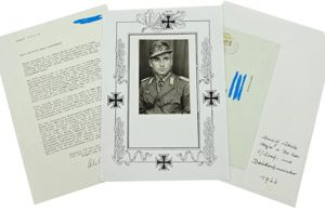 Signature of Wehrmacht Heer KC Recipient 'Arnulf Abele'