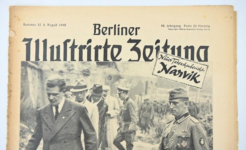 German Berliner Illustrierte Zeitung Newspaper 1940 — image 2