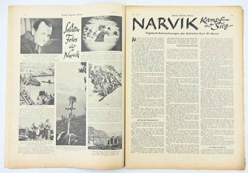 German Berliner Illustrierte Zeitung Newspaper 1940 — image 5