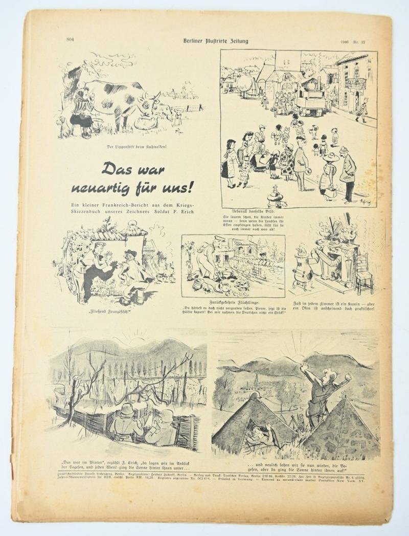 German Berliner Illustrierte Zeitung Newspaper 1940 — image 6