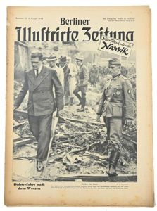 German Berliner Illustrierte Zeitung Newspaper 1940