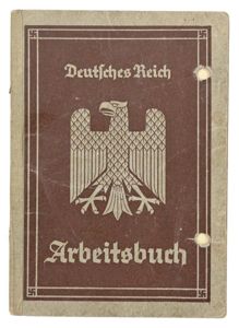 German Third Reich Workerspass
