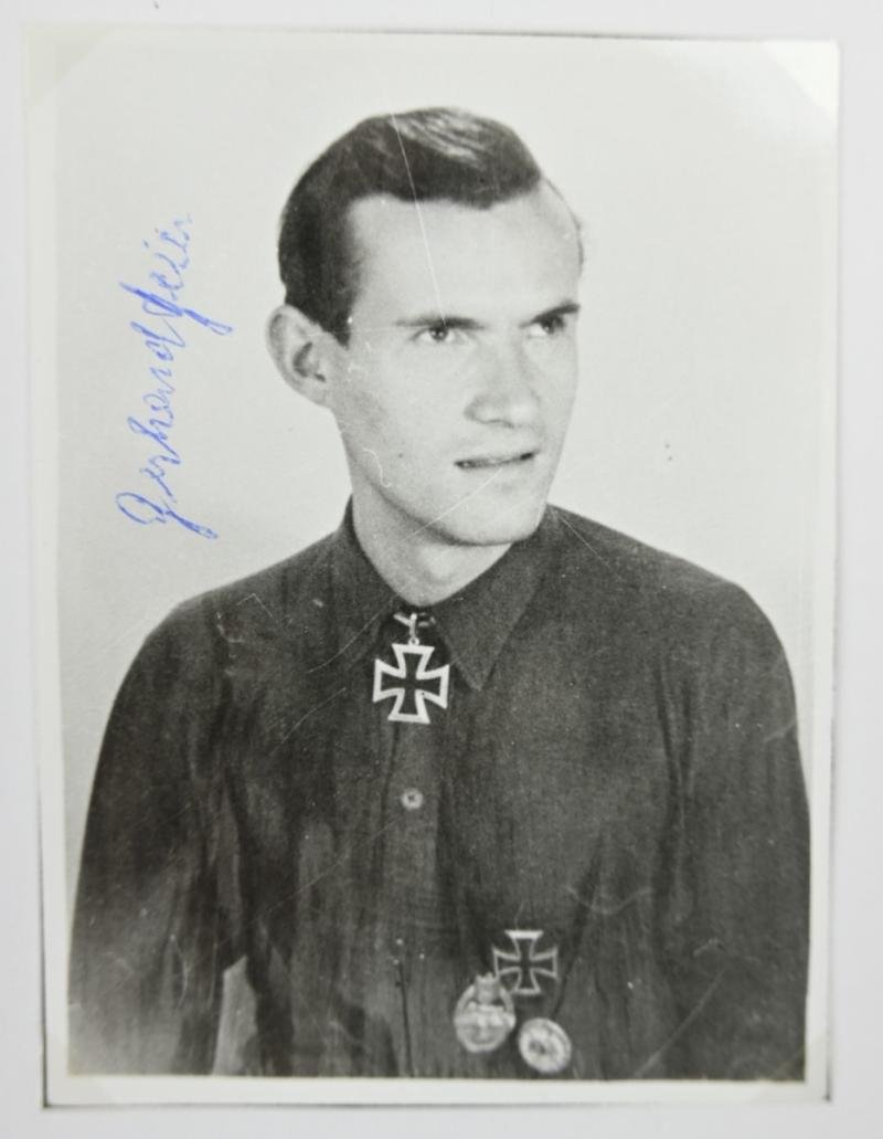 Signature of Wehrmacht Heer KC Recipient 'Gerhard Beier' — image 3