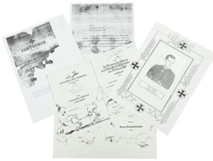 Signature of Wehrmacht Heer KC Recipient 'Gerhard Beier'