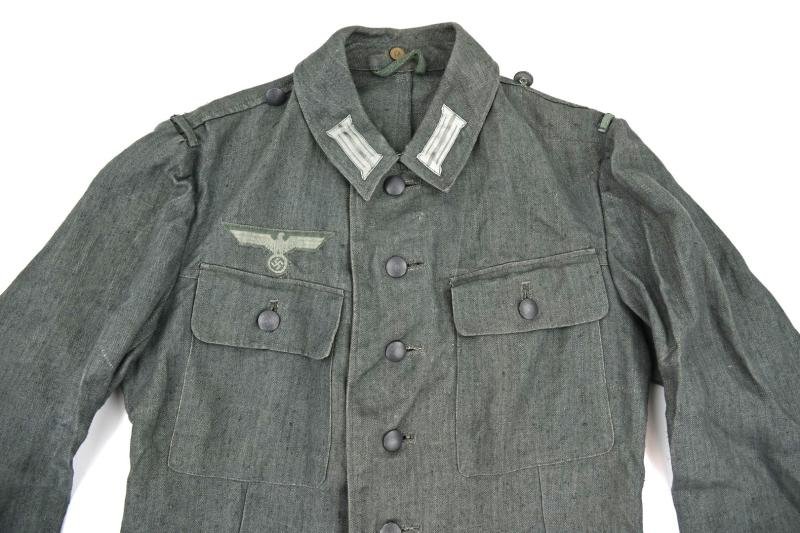 German WH M43 HBT Combat Tunic — image 2