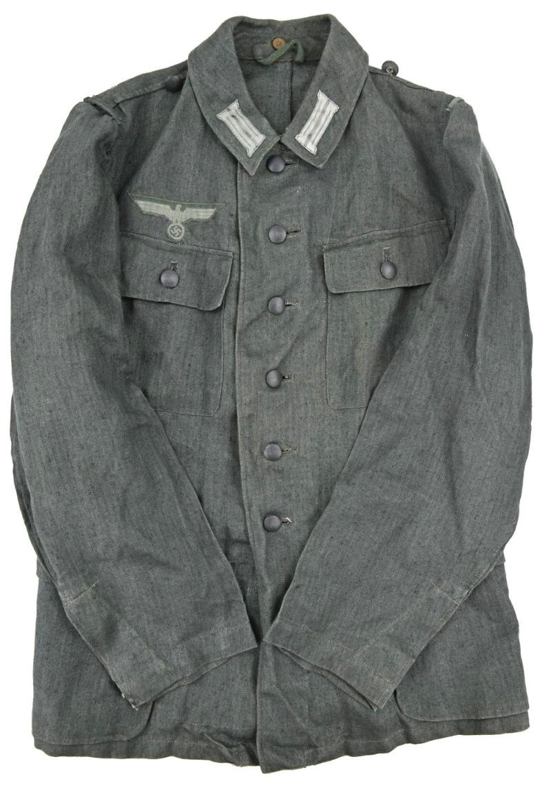 German WH M43 HBT Combat Tunic — image 3