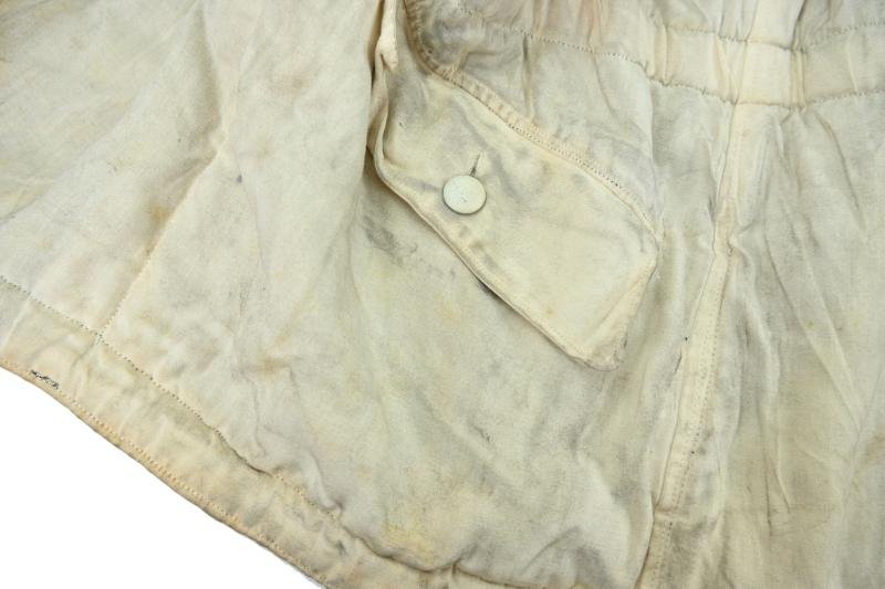 German WH Reversible Water & Tan Winter Parka Jacket — image 11