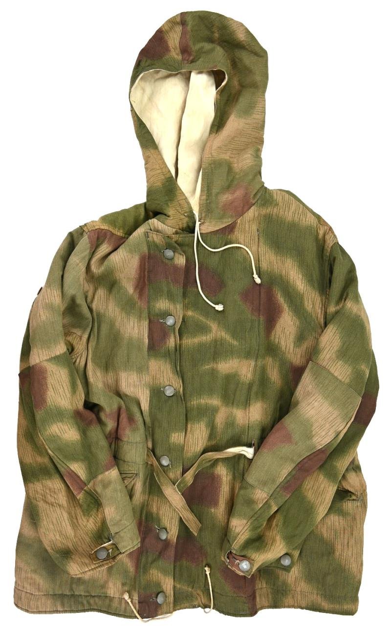 German WH Reversible Water & Tan Winter Parka Jacket — image 3