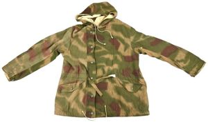 German WH Reversible Water & Tan Winter Parka Jacket