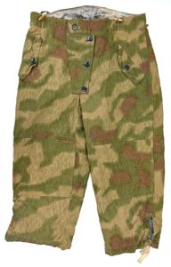 German WH Non-Reversible Water & Tan Winter Trousers