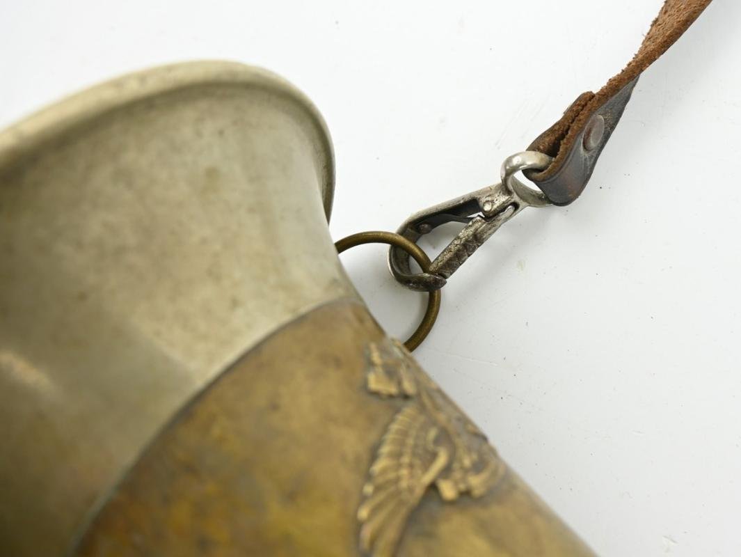 German HJ Trumpet with Carrying Strap — image 4