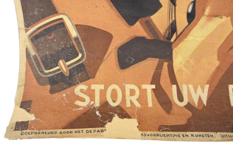 German Dutch Waffen-SS Recruitment Poster 'Frontzorg is ereplicht' — image 11