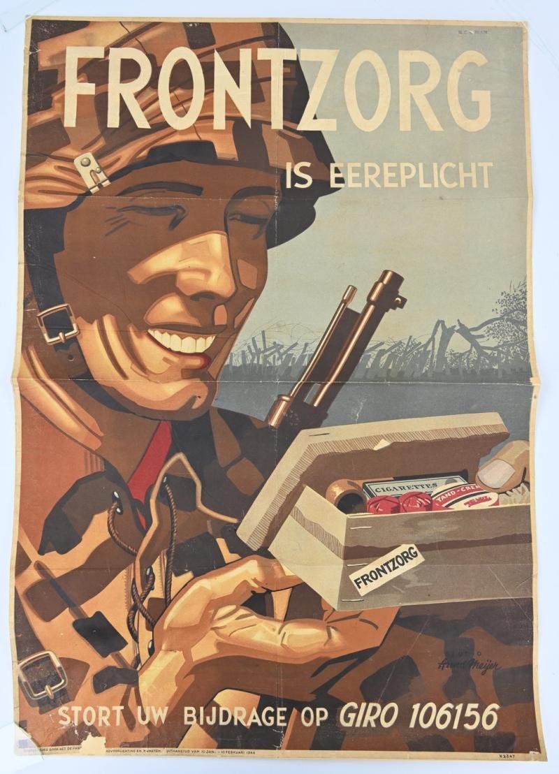 German Dutch Waffen-SS Recruitment Poster 'Frontzorg is ereplicht' — image 2