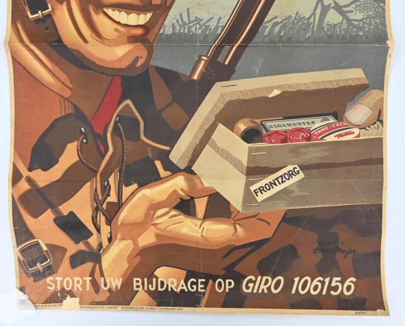 German Dutch Waffen-SS Recruitment Poster 'Frontzorg is ereplicht' — image 4