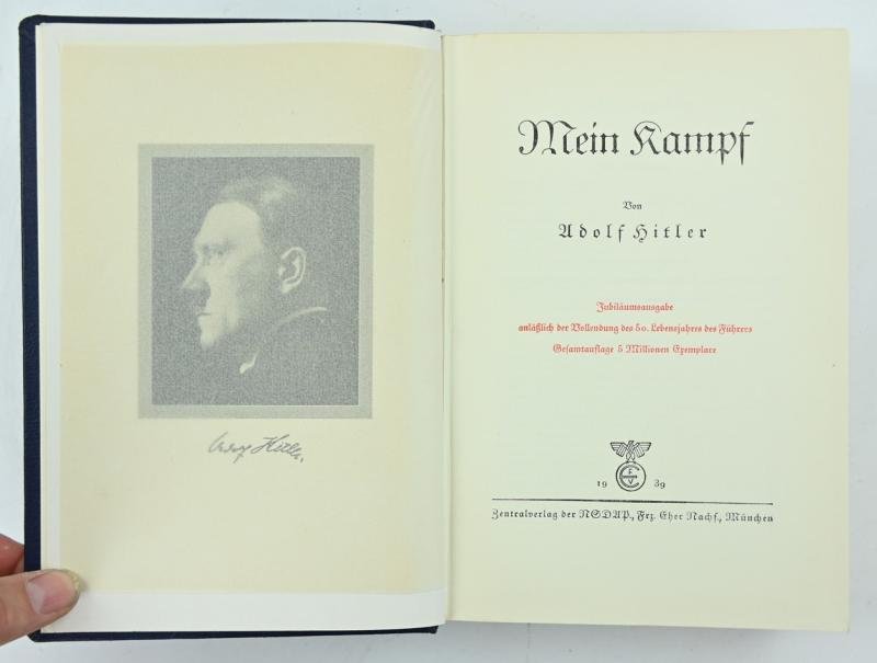 German Adolf Hitler Mein Kampf Book '50 Years anniversary' — image 10