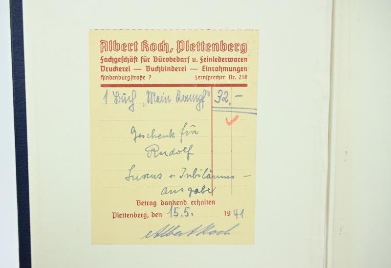 German Adolf Hitler Mein Kampf Book '50 Years anniversary' — image 7