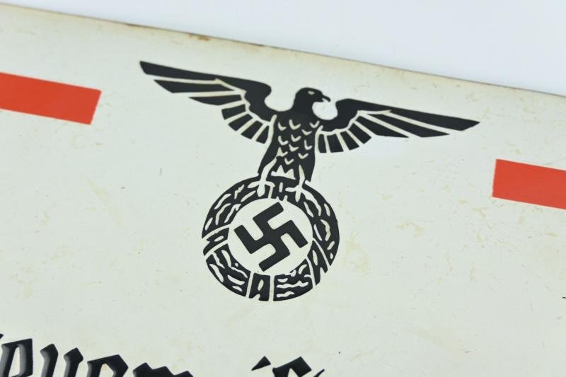 German NSDAP RZM Enamel Sign — image 7