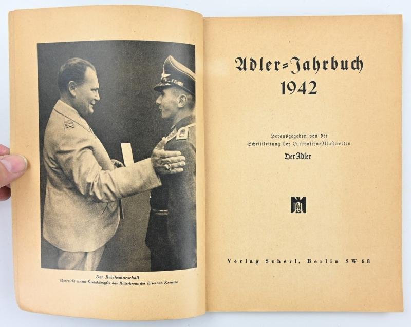 German LW Der Adler Jahrbuch 1942 — image 3