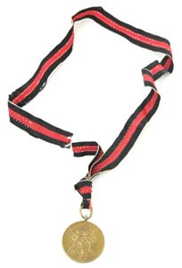 German 1 October 1938 medal with Neck Ribbon