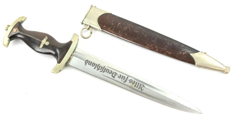 German Engraved SA M-1933 Officer's Dagger 'F. Herder A.S. Solingen' — image 10