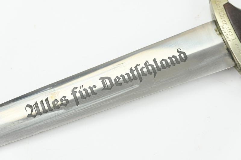 German Engraved SA M-1933 Officer's Dagger 'F. Herder A.S. Solingen' — image 14