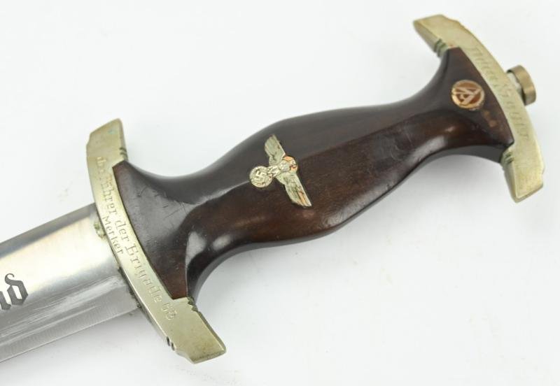 German Engraved SA M-1933 Officer's Dagger 'F. Herder A.S. Solingen' — image 15