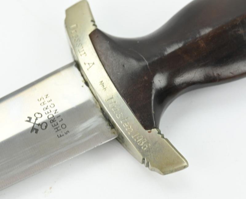 German Engraved SA M-1933 Officer's Dagger 'F. Herder A.S. Solingen' — image 16