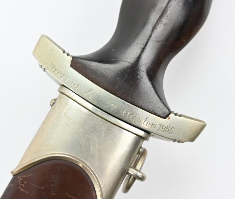 German Engraved SA M-1933 Officer's Dagger 'F. Herder A.S. Solingen' — image 8