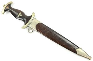 German Engraved SA M-1933 Officer's Dagger 'F. Herder A.S. Solingen'
