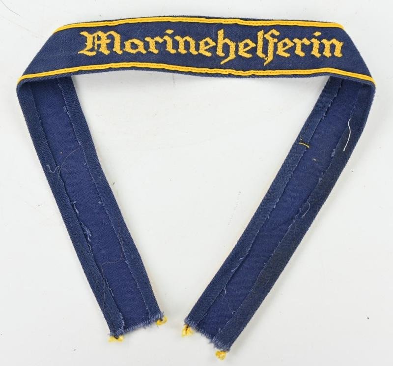 German KM/ Hitler Youth 'Marine Helferin' Cufftitle — image 4
