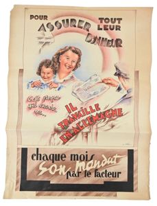 German WW2 poster for French Citizen