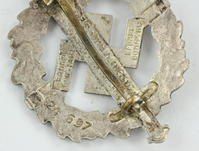 German SA Sports Badge in Silver — image 5
