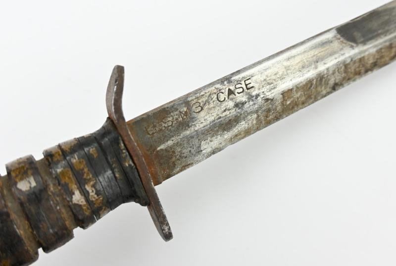 US WW2 Named M3 Fighting Knife with M6 Scabbard 'Tankdestroyer' — image 10