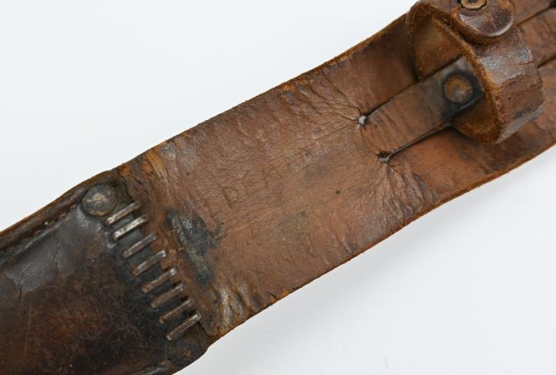 US WW2 Named M3 Fighting Knife with M6 Scabbard 'Tankdestroyer' — image 12