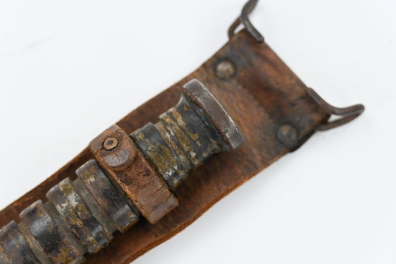 US WW2 Named M3 Fighting Knife with M6 Scabbard 'Tankdestroyer' — image 6
