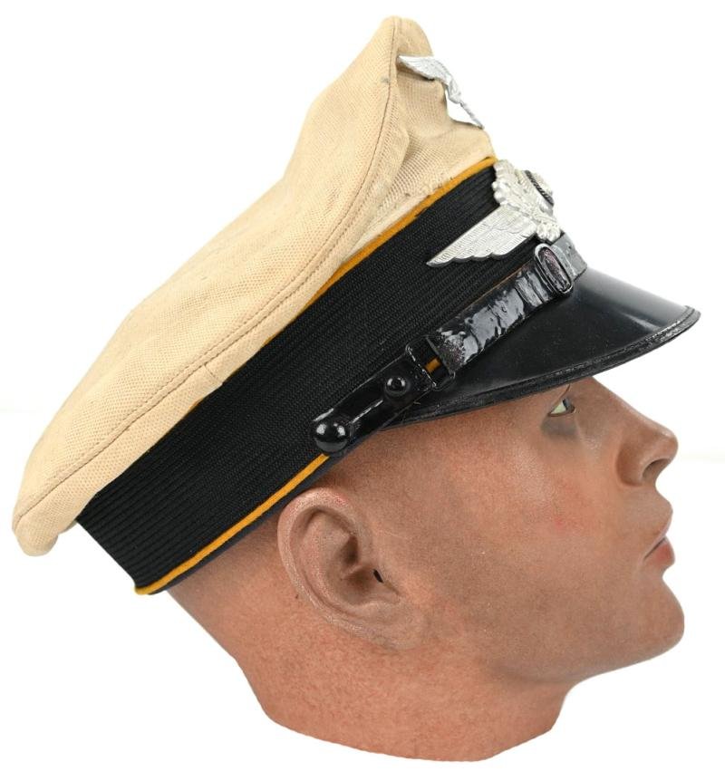 German LW EM/NCO Summer Visor Cap 'Clemens Wagner' — image 2