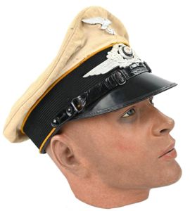 German LW EM/NCO Summer Visor Cap 'Clemens Wagner'