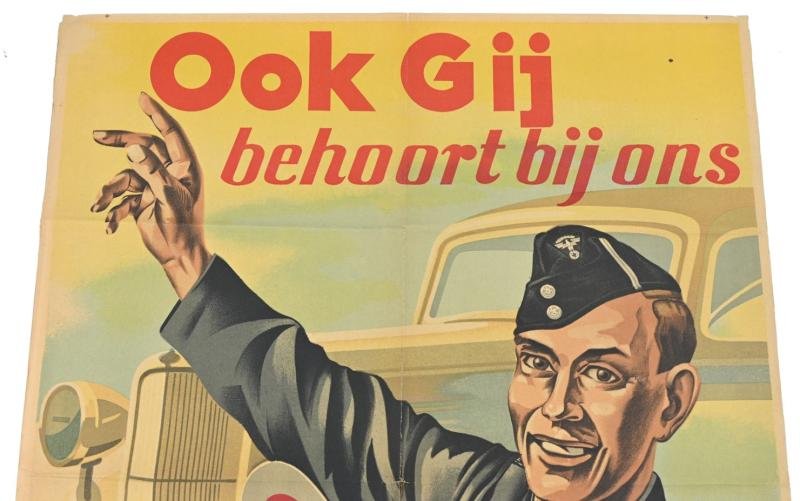 Dutch NSKK Poster 'Ook Gij behoort bij ons' — image 2